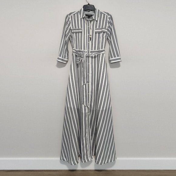 Banana Republic Stripe Maxi Dress NWT - Picture 2 of 6
